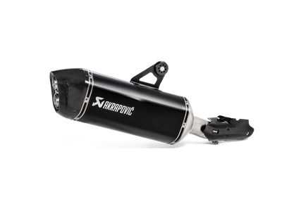 Akrapovic Slip-On Line Black Titanium Muffler System w/Carbon End Cap for BMW R 1250 GS/R 1250 GS Adventure 19-23 Akrapovic