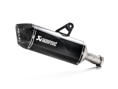 Akrapovic Slip-On Line Black Titanium Muffler System w/Carbon End Cap for BMW R 1250 GS/R 1250 GS Adventure 19-23 Akrapovic