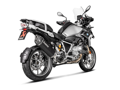 Akrapovic Slip-On Line Black Titanium Muffler System w/Carbon End Cap for BMW R 1250 GS/R 1250 GS Adventure 19-23 Akrapovic
