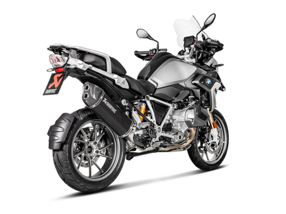 Akrapovic Slip-On Line Black Titanium Muffler System w/Carbon End Cap for BMW R 1250 GS/R 1250 GS Adventure 19-23 Akrapovic