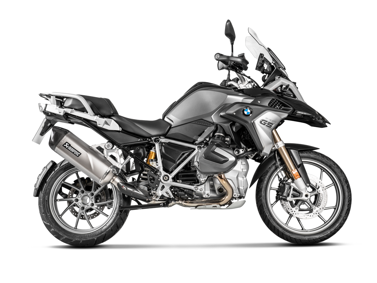 Akrapovic Slip-On Line Titanium Muffler System w/Carbon End Cap for BMW R 1250 GS/R 1250 GS Adventure 19-23 Akrapovic
