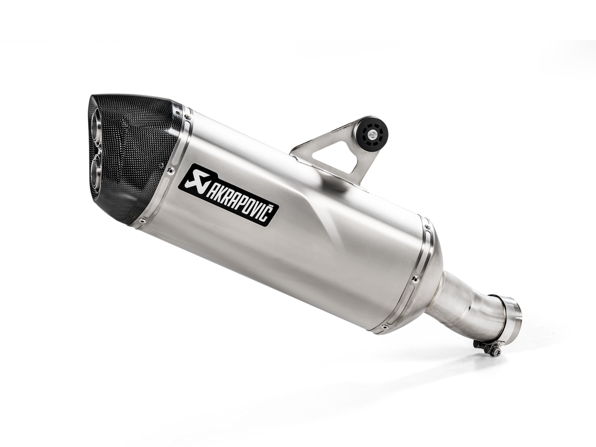 Akrapovic Slip-On Line Titanium Muffler System w/Carbon End Cap for BMW R 1250 GS/R 1250 GS Adventure 19-23 Akrapovic