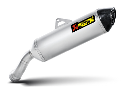 Akrapovic Slip-On Line Titanium Muffler System w/Carbon End Cap for BMW R 1200 GS 10-12/R 1200 GS Adventure 10-13