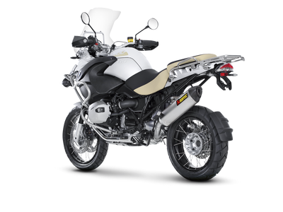 Akrapovic Slip-On Line Titanium Muffler System w/Carbon End Cap for BMW R 1200 GS 10-12/R 1200 GS Adventure 10-13