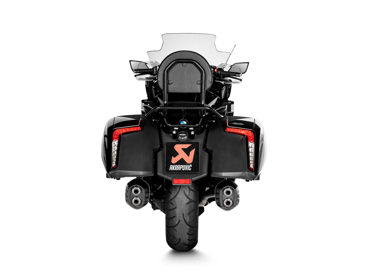 Akrapovic Slip-On Line Black Titanium Muffler System w/Carbon End Cap for BMW K 1600 B/Grand America 17-20 Akrapovic