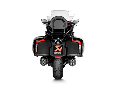 Akrapovic Slip-On Line Black Titanium Muffler System w/Carbon End Cap for BMW K 1600 B/Grand America 17-20 Akrapovic