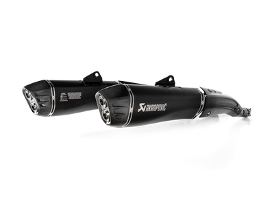 Akrapovic Slip-On Line Black Titanium Muffler System w/Carbon End Cap for BMW K 1600 B/Grand America 17-20 Akrapovic