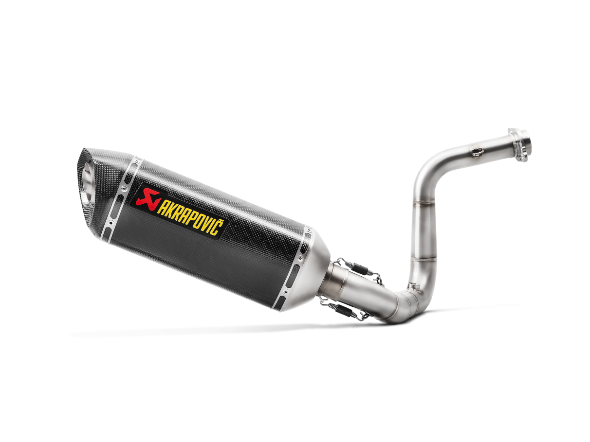 Akrapovic Racing Line Carbon Exhaust System w/Carbon End Cap for BMW G 310 GS/G 310 R 17-Up Akrapovic