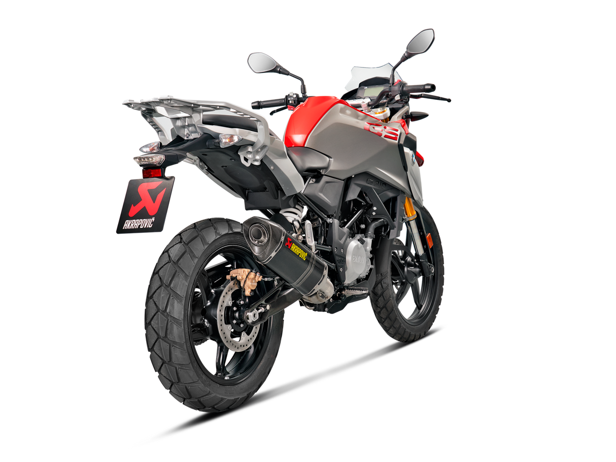 Akrapovic Racing Line Carbon Exhaust System w/Carbon End Cap for BMW G 310 GS/G 310 R 17-Up Akrapovic