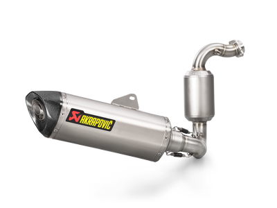 Akrapovic Racing Line Stainless Steel Muffler System w/Carbon End Cap for BMW G 310 GS/G 310 R 17-Up