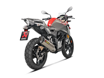 Akrapovic Racing Line Stainless Steel Muffler System w/Carbon End Cap for BMW G 310 GS/G 310 R 17-Up