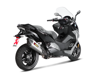 Akrapovic Slip-On Line Titanium Muffler System w/Carbon End Cap for BMW C650 Sport 16-20 Akrapovic