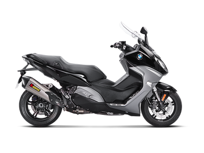 Akrapovic Slip-On Line Titanium Muffler System w/Carbon End Cap for BMW C650 Sport 16-20 Akrapovic