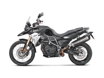 Akrapovic Slip-On Line Black Titanium Muffler System w/Carbon End Cap for BMW F 650 GS 08-12/F 800 GS Adventure 13-17 Akrapovic