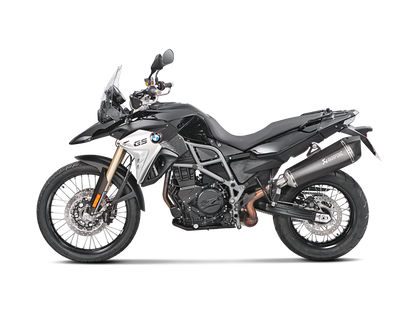 Akrapovic Slip-On Line Black Titanium Muffler System w/Carbon End Cap for BMW F 650 GS 08-12/F 800 GS Adventure 13-17 Akrapovic