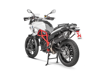 Akrapovic Slip-On Line Black Titanium Muffler System w/Carbon End Cap for BMW F 650 GS 08-12/F 800 GS Adventure 13-17 Akrapovic
