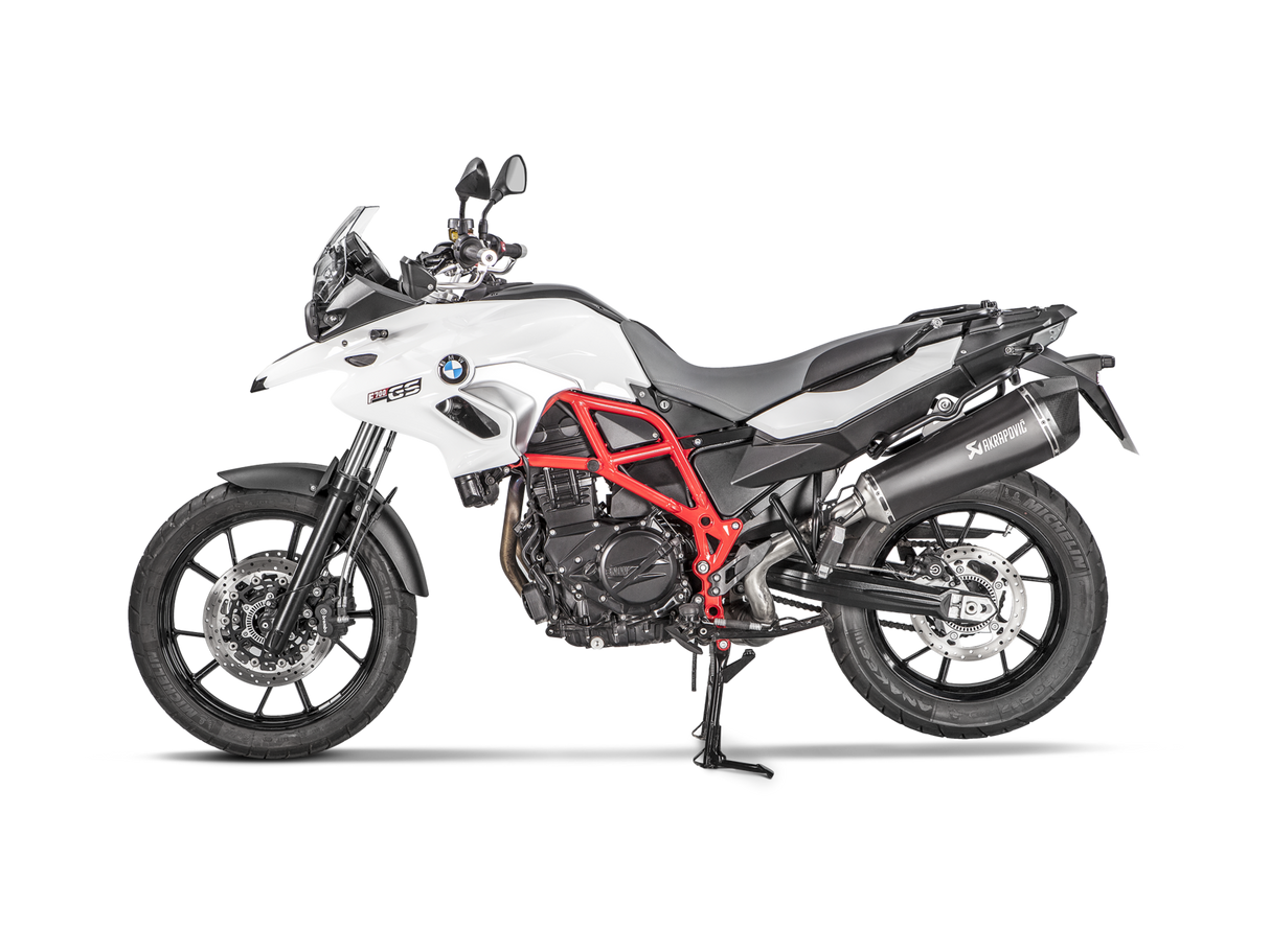 Akrapovic Slip-On Line Black Titanium Muffler System w/Carbon End Cap for BMW F 650 GS 08-12/F 800 GS Adventure 13-17 Akrapovic