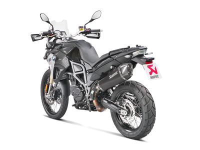 Akrapovic Slip-On Line Black Titanium Muffler System w/Carbon End Cap for BMW F 650 GS 08-12/F 800 GS Adventure 13-17 Akrapovic