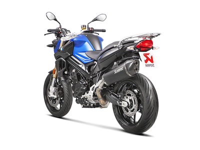 Akrapovic Slip-On Line Black Titanium Muffler System w/Carbon End Cap for BMW F 800 GT 13-19/F 800 R 09-19