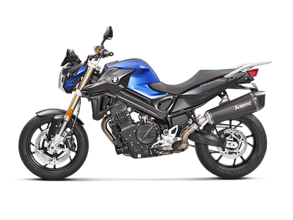 Akrapovic Slip-On Line Black Titanium Muffler System w/Carbon End Cap for BMW F 800 GT 13-19/F 800 R 09-19
