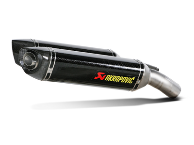 Akrapovic Slip-On Line Carbon Muffler System w/Carbon End Cap for Ducati 848 08-10/848 EVO 11-14/1098/1098S 07-08/1098R 08-09/1198/1198S 09-11 Akrapovic