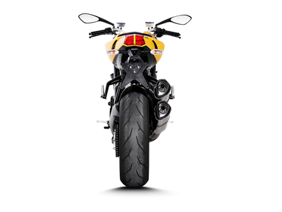 Akrapovic Slip-On Line Titanium Muffler System w/Carbon End Cap for Ducati Streetfighter 09-11/Streetfighter 848 11-15 Akrapovic