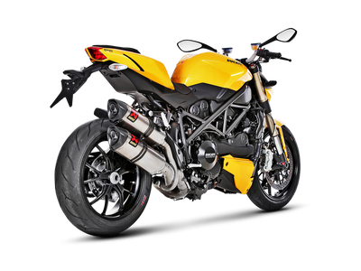 Akrapovic Slip-On Line Titanium Muffler System w/Carbon End Cap for Ducati Streetfighter 09-11/Streetfighter 848 11-15 Akrapovic