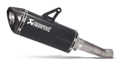 Akrapovic Slip-On Line Black Titanium Muffler System w/Carbon End Cap for Ducati Monster 821/Monster 1200/S 17-20 Akrapovic