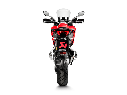 Akrapovic Slip-On Line Titanium Muffler System w/Titanium End Cap & Heat Shield for Ducati Multistrada 1200 S 15-17 Akrapovic
