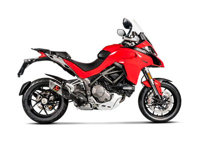 Akrapovic Slip-On Line Titanium Muffler System w/Titanium End Cap & Heat Shield for Ducati Multistrada 1200 S 15-17 Akrapovic