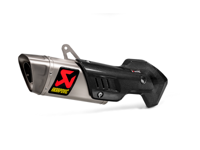 Akrapovic Slip-On Line Titanium Muffler System w/Titanium End Cap & Heat Shield for Ducati Multistrada 1200 S 15-17 Akrapovic