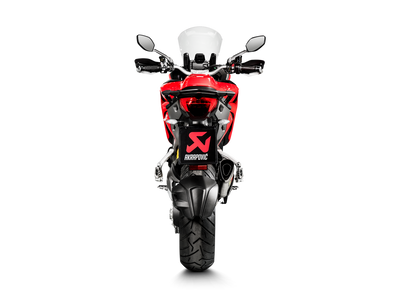Akrapovic Slip-On Line Titanium Muffler System w/Titanium End Cap & Heat Shield for Ducati Multistrada 1200 S 15-17 Akrapovic