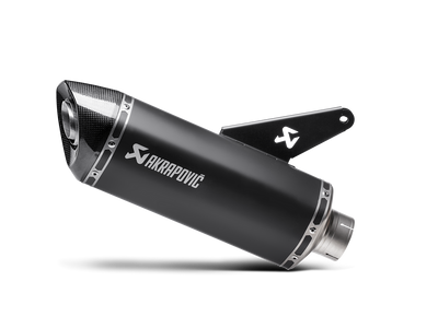 Akrapovic Slip-On Line Black Titanium Muffler System w/Carbon End Cap for Ducati Monster 821/Monster 1200/S 14-16