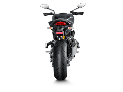 Akrapovic Slip-On Line Titanium Muffler System w/Carbon End Cap for Ducati Monster 821/Monster 1200/S 14-16 Akrapovic