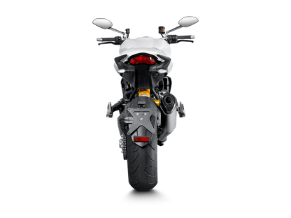 Akrapovic Slip-On Line Titanium Muffler System w/Carbon End Cap for Ducati Monster 821/Monster 1200/S 14-16 Akrapovic