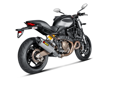 Akrapovic Slip-On Line Titanium Muffler System w/Carbon End Cap for Ducati Monster 821/Monster 1200/S 14-16 Akrapovic