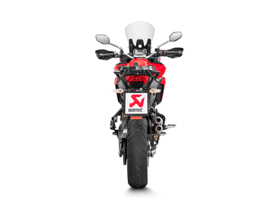 Akrapovic Slip-On Line Titanium Muffler System w/Titanium End Cap & Carbon Heat Shield for Ducati Multistrada 950/950 S/V2/V2 S 17-20/1200 Enduro 17-1 Akrapovic
