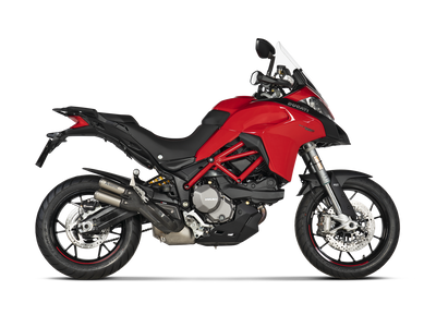 Akrapovic Slip-On Line Titanium Muffler System w/Titanium End Cap & Heat Shield for Ducati Multistrada 950/950 S/V2/V2 S 17-Up