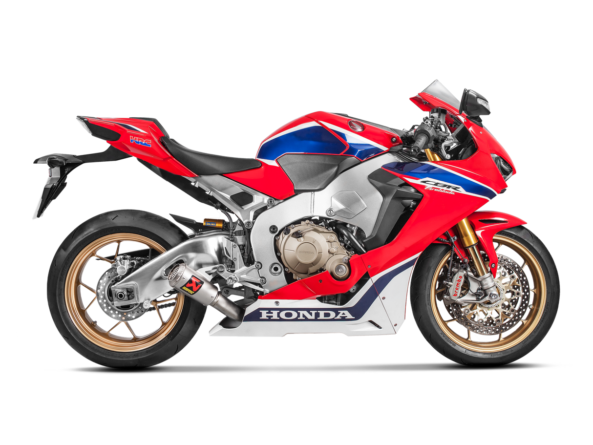 Akrapovic Slip-On Line Titanium Muffler System w/Titanium End Cap for Honda CBR1000RR 17-19 Akrapovic