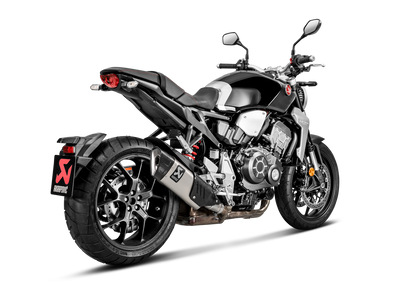 Akrapovic Slip-On Line Titanium Muffler System w/Carbon End Cap & Heat Shield for Honda CB1000 R 18-Up