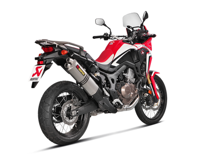 Akrapovic Slip-On Line Titanium Muffler System w/Titanium End Cap for Honda CRF1000L Africa Twin 18-19 Akrapovic