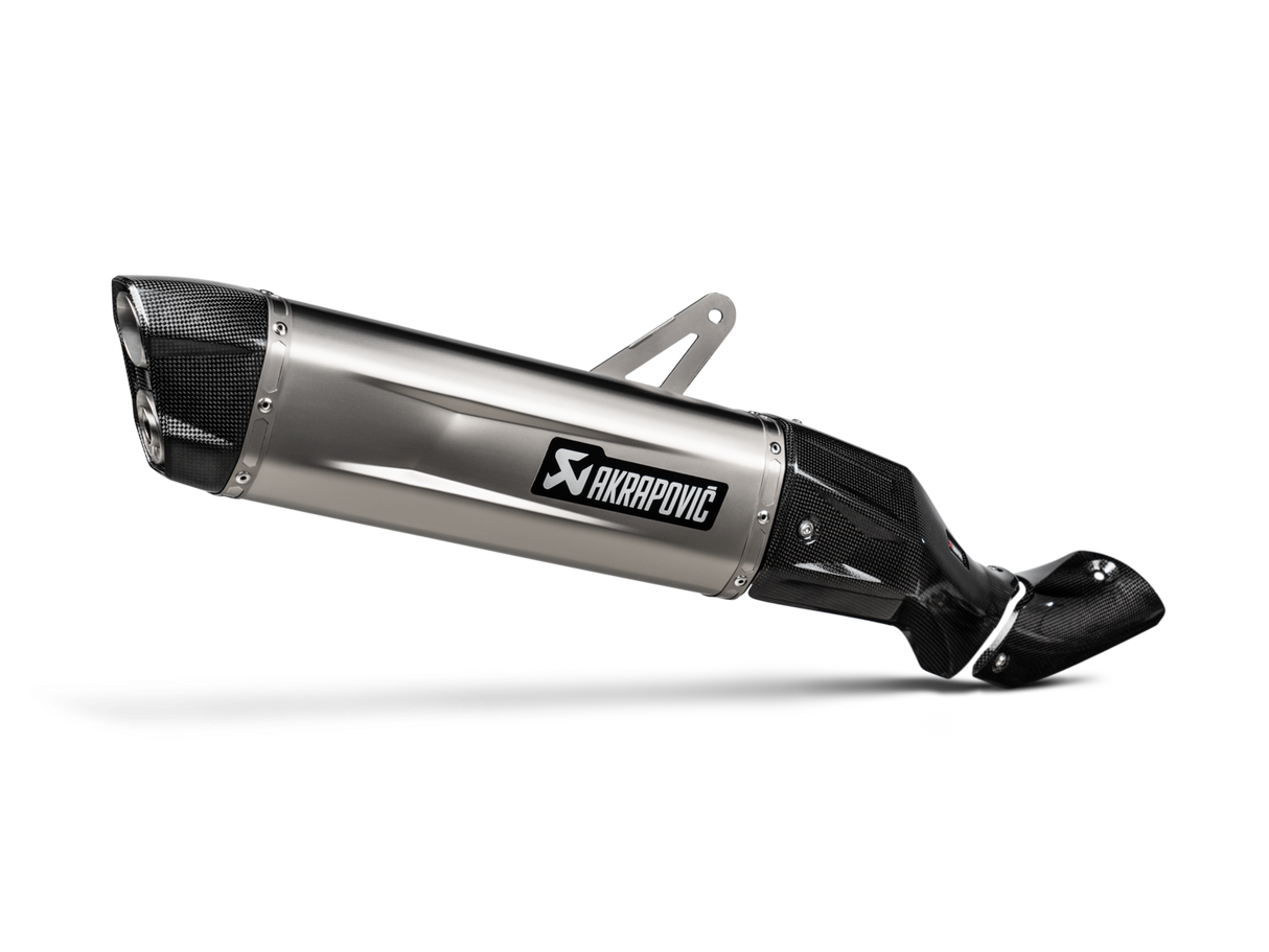 Akrapovic Slip-On Line Titanium Muffler System w/Carbon End Cap & Heat Shield for Honda CRF1100L Africa Twin Adventure Sports 20-23 Akrapovic