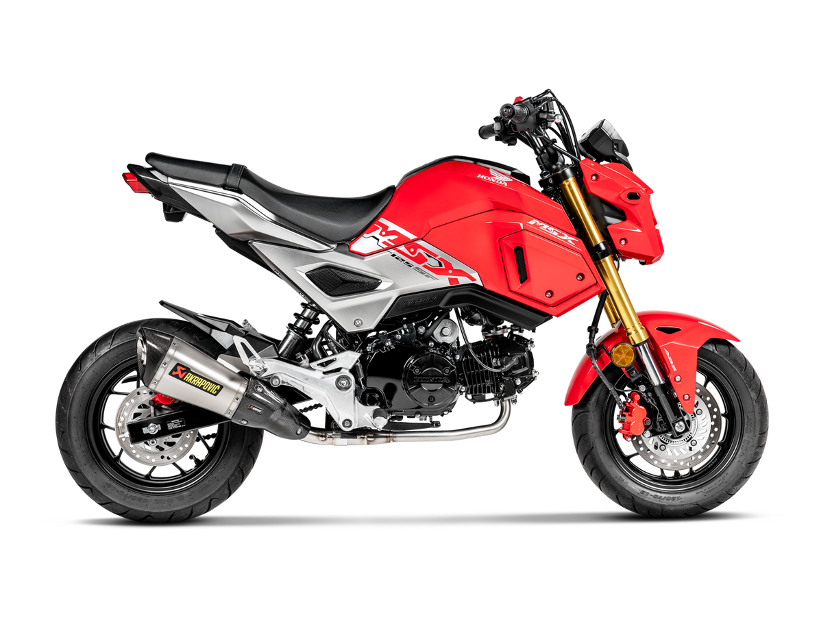 Akrapovic Racing Line Titanium Exhaust System w/Carbon End Cap for Honda MSX 125/Grom 16-20 Akrapovic
