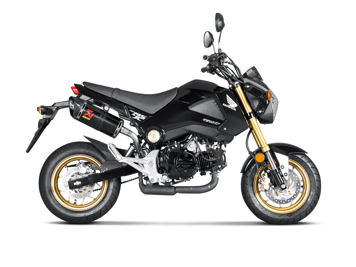 Akrapovic Slip-On Line Carbon Muffler System w/Carbon End Cap for Honda MSX 125/Grom 13-15 Akrapovic