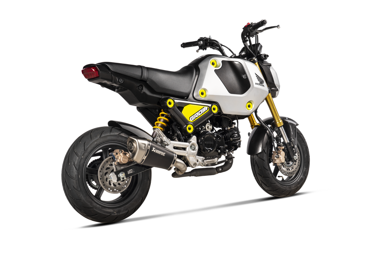 Akrapovic Slip-On Line Black Titanium Muffler System w/Titanium End Cap for Honda MSX125/Grom 13-23 Akrapovic