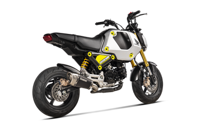 Akrapovic Slip-On Line Black Titanium Muffler System w/Titanium End Cap for Honda MSX125/Grom 13-23 Akrapovic