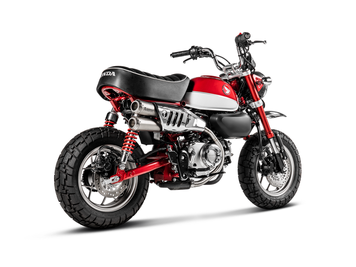 Akrapovic Slip-On Line Titanium Muffler System w/Titanium End Cap for Honda Monkey 19-Up Akrapovic