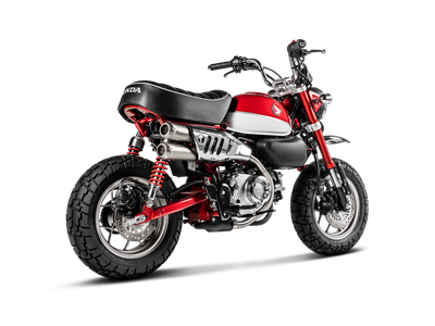 Akrapovic Slip-On Line Titanium Muffler System w/Titanium End Cap for Honda Monkey 19-Up Akrapovic