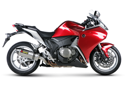 Akrapovic Slip-On Line Titanium Muffler System w/Carbon End Cap for Honda VFR1200F 10-15 Akrapovic