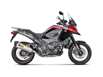 Akrapovic Slip-On Line Titanium Muffler System w/Carbon End Cap for Honda VFR1200X Crosstourer 16-20 Akrapovic